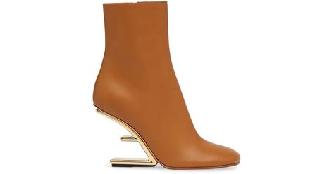 fendi first bootie|Fendi First Leather Wedge Booties .